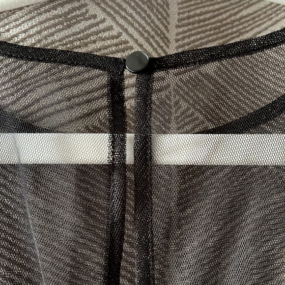 Boston Proper Illusion Dress Gold Multi 0 - Picture 6 of 10